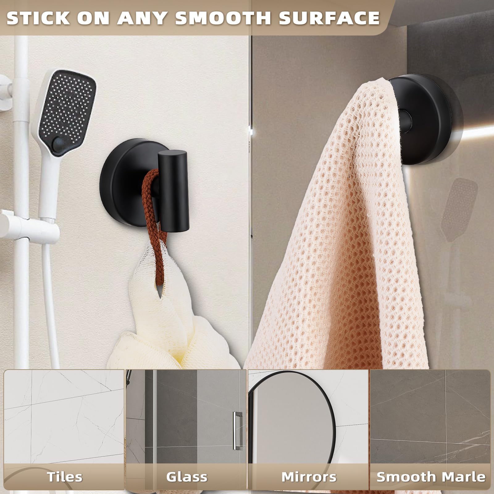 Suction Cup Hooks for Shower