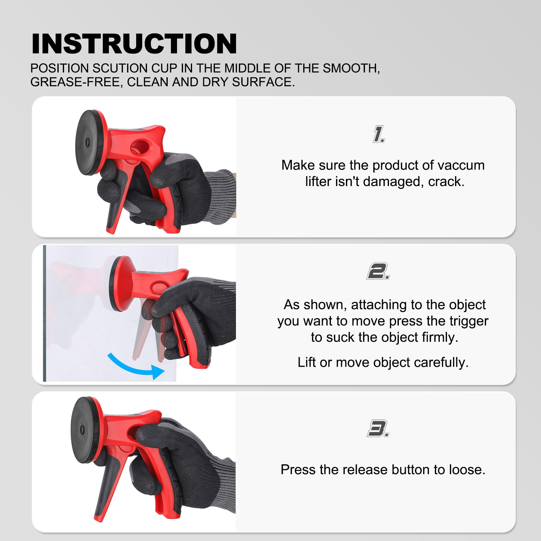 Pistol Grip Suction Cup