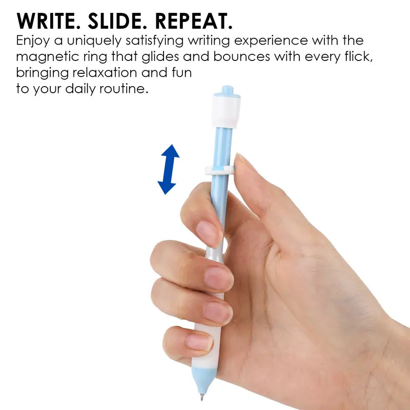 Slide & Bounce Magnetic Fidget Gel Pen