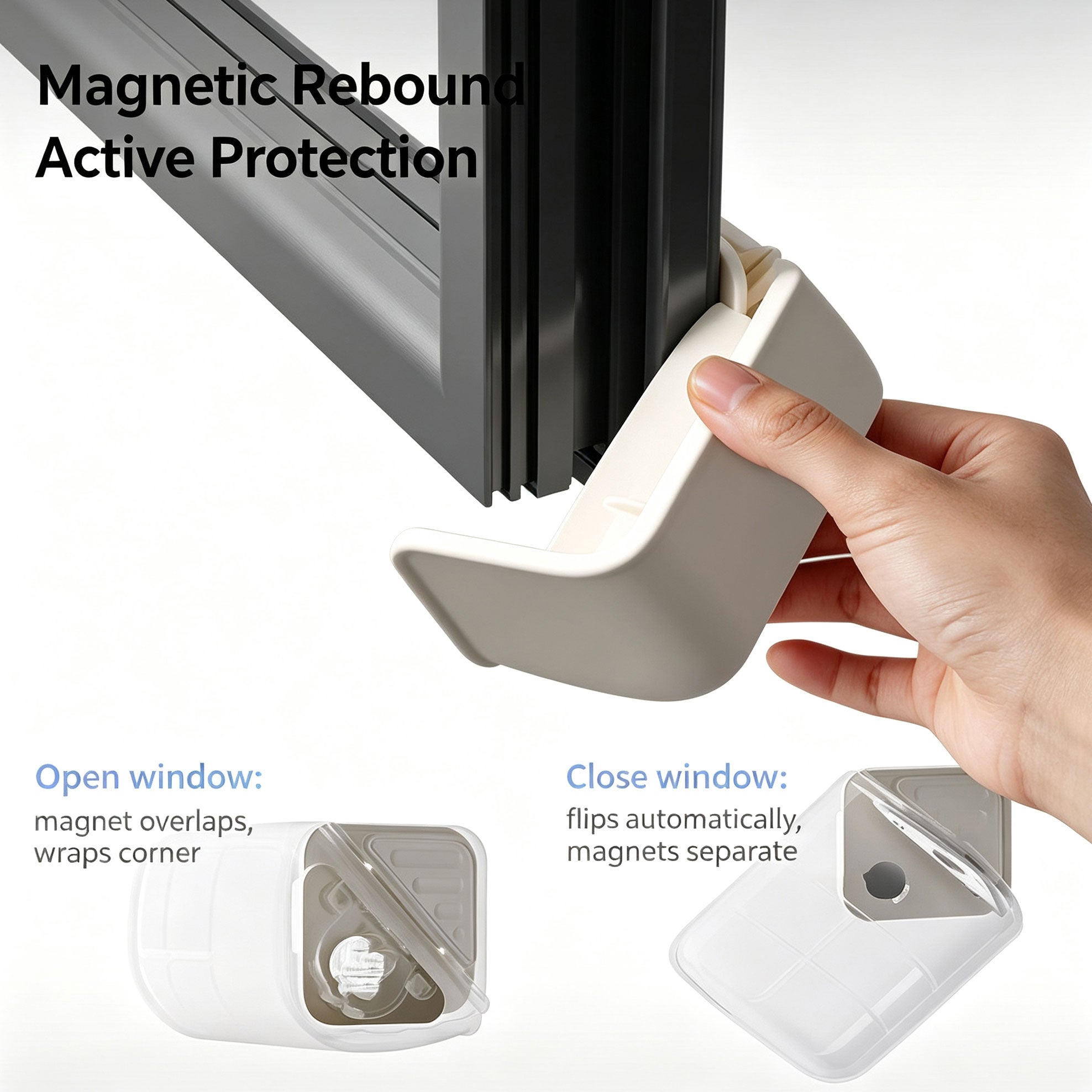 Nursery Window Corner Guard Soft Corner Bumper