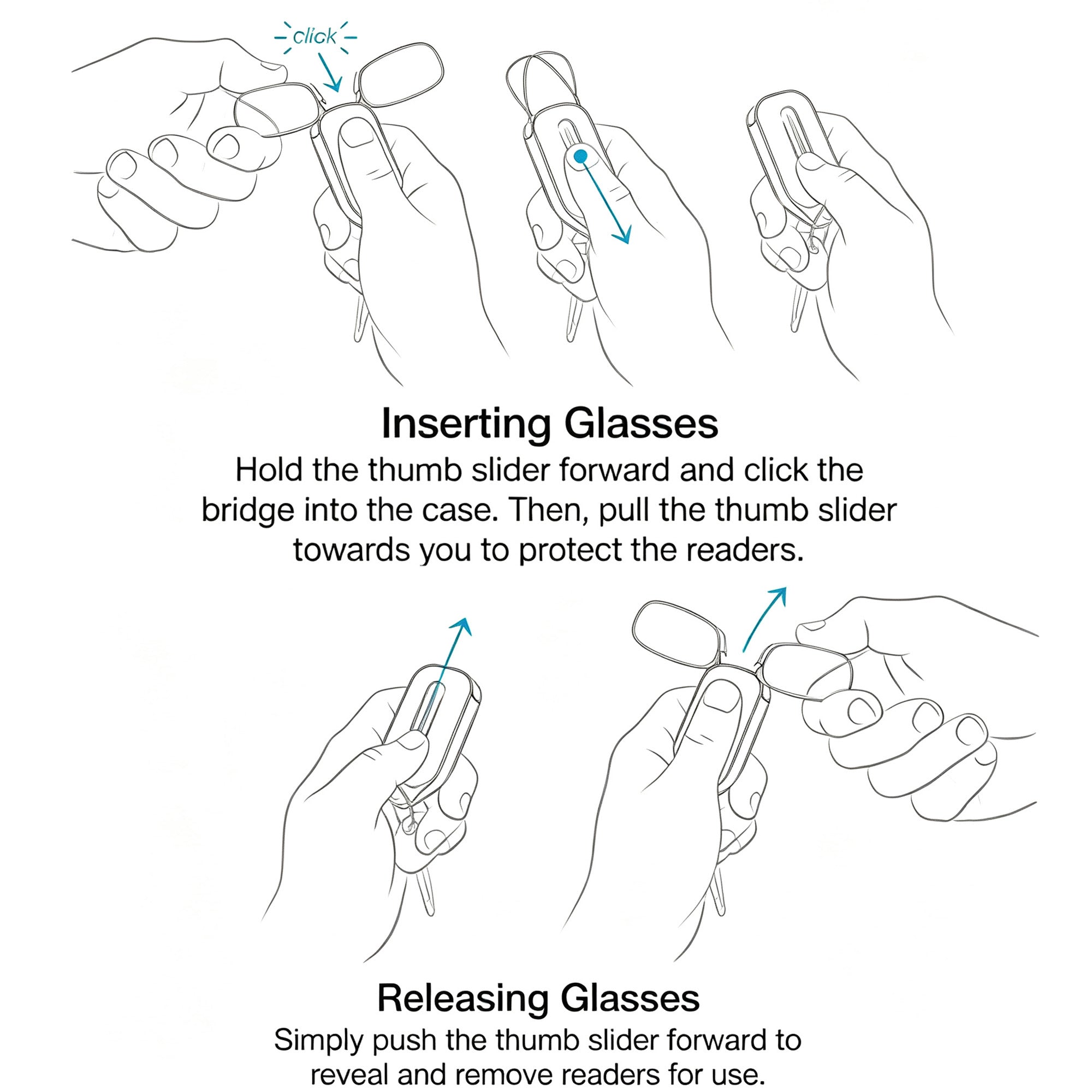 Ultralight Reading Glasses | Black And Red Frames, Multiple Prescription Options Available