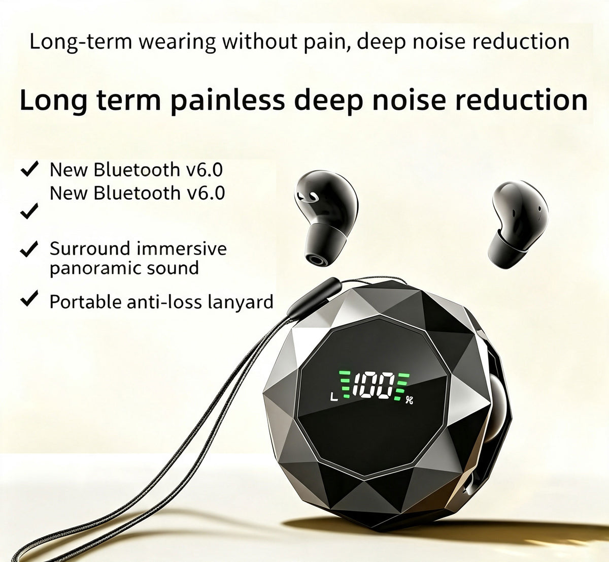 Ultra-small invisible  mini wireless Bluetooth earbuds