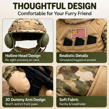 Soldier Costume Set for Cats & Dogs