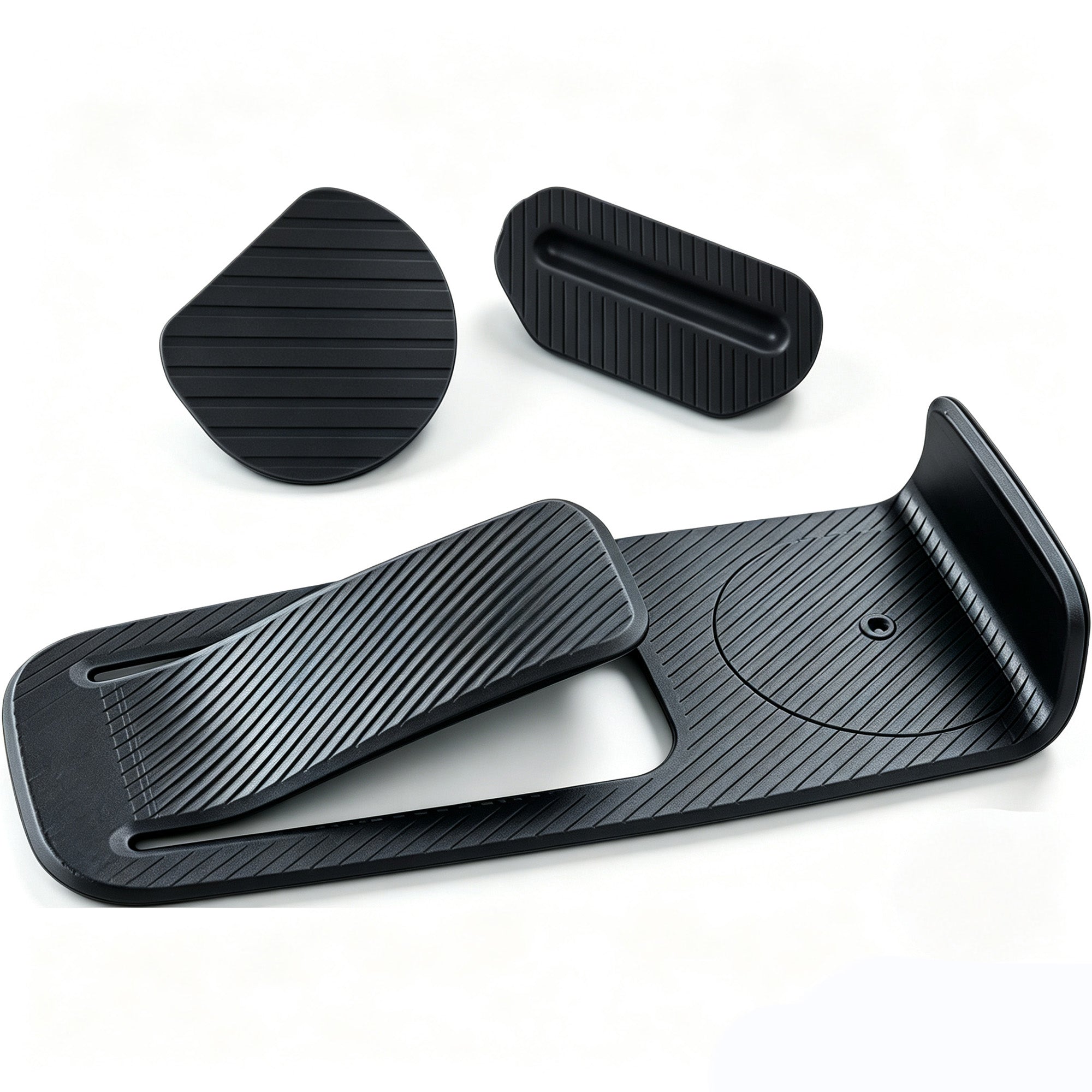 Anti-Slip Door Stopper with Safety Protector for Floor Mounted Use
