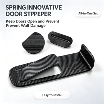 Anti-Slip Door Stopper with Safety Protector for Floor Mounted Use