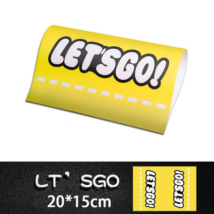Sticker Car Personalized Creative Logo Car Sticker Car Trunk Decoration Reflective Sticker