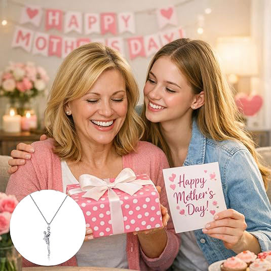 Family Hug Pendant Necklace  Jewelry for Women