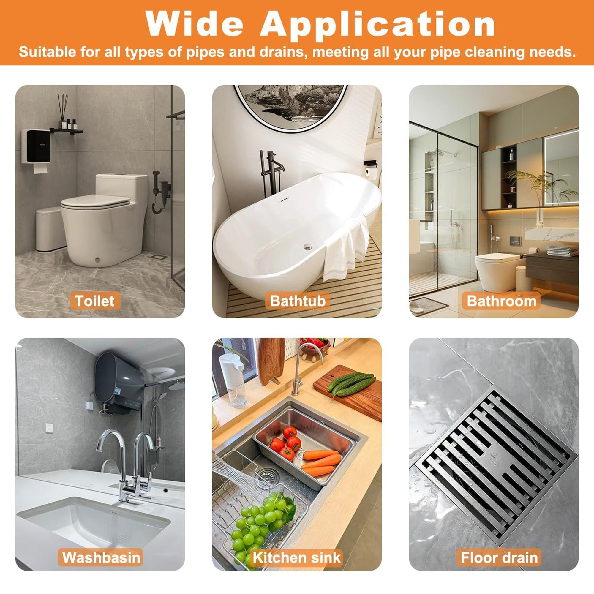 Flexible Grabber Pickup Tool for Kitchen Sink Bathroom Tub Toilet Drains