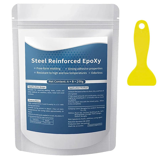 Steel Reinforced Putty Fast Repair Kit for Metal Wood Tile Ceramics