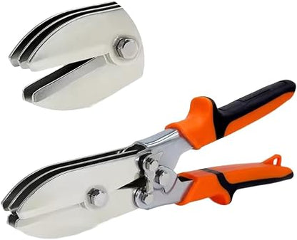 Mutt Tools Pipe Crimper Tool 5 Blade Duct Crimper for HVAC Metal