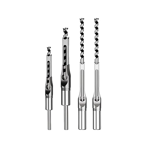 Square Hole Drill Bit  Alloy Steel  for Woodworking Mortise