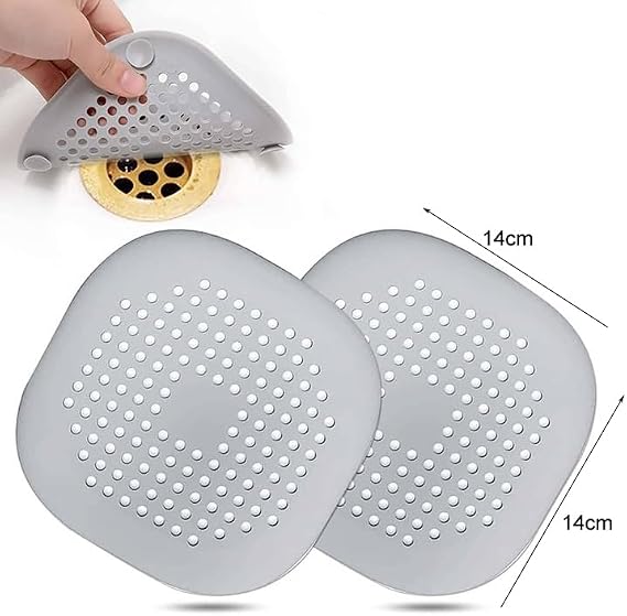 Floor Drain Pad With Suction Pad Kitchen Bathroom Anti Clogging Hair