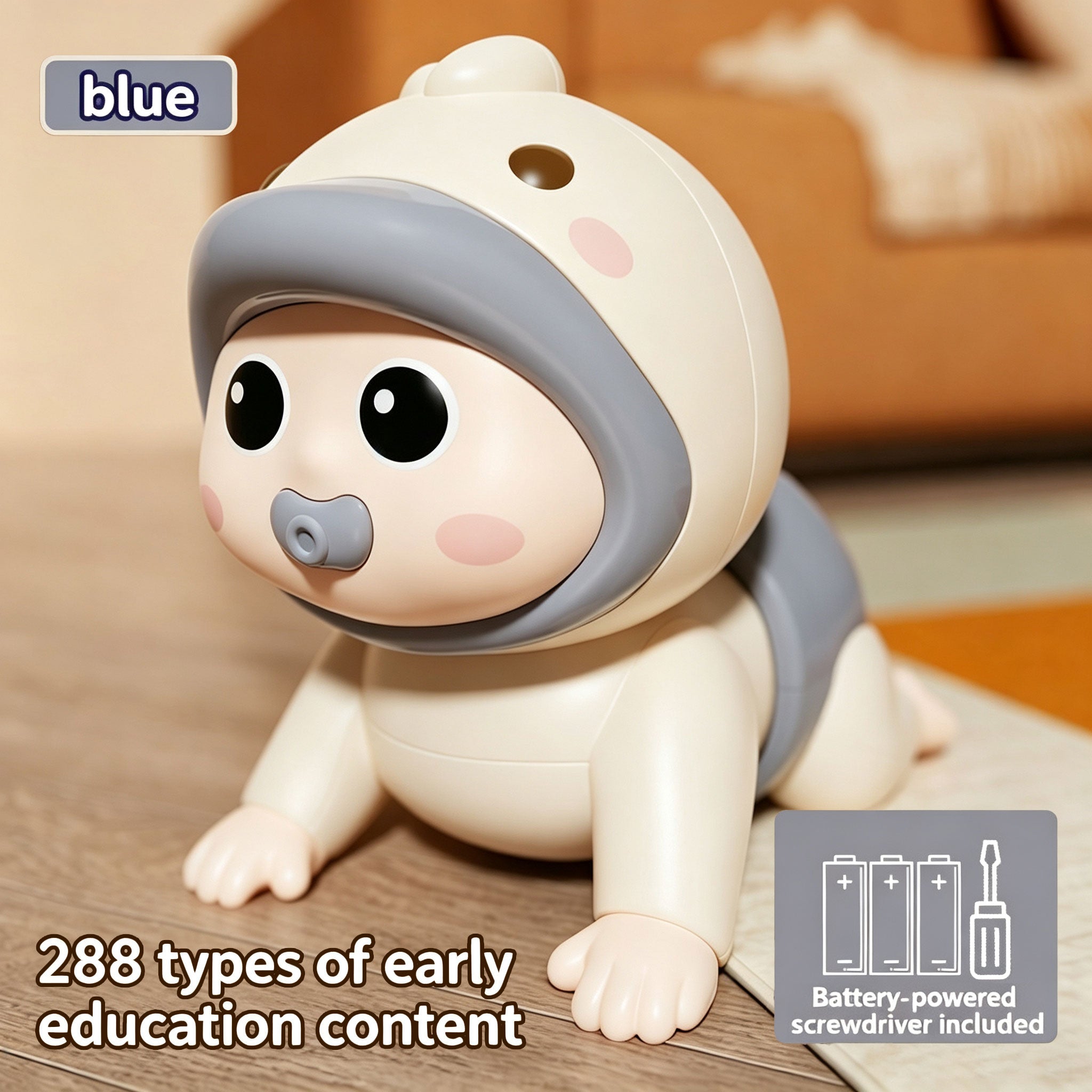 Musical Electric Toy for Babies Learning to Crawl Suitable for Early Education (Ages 6–8 Months)