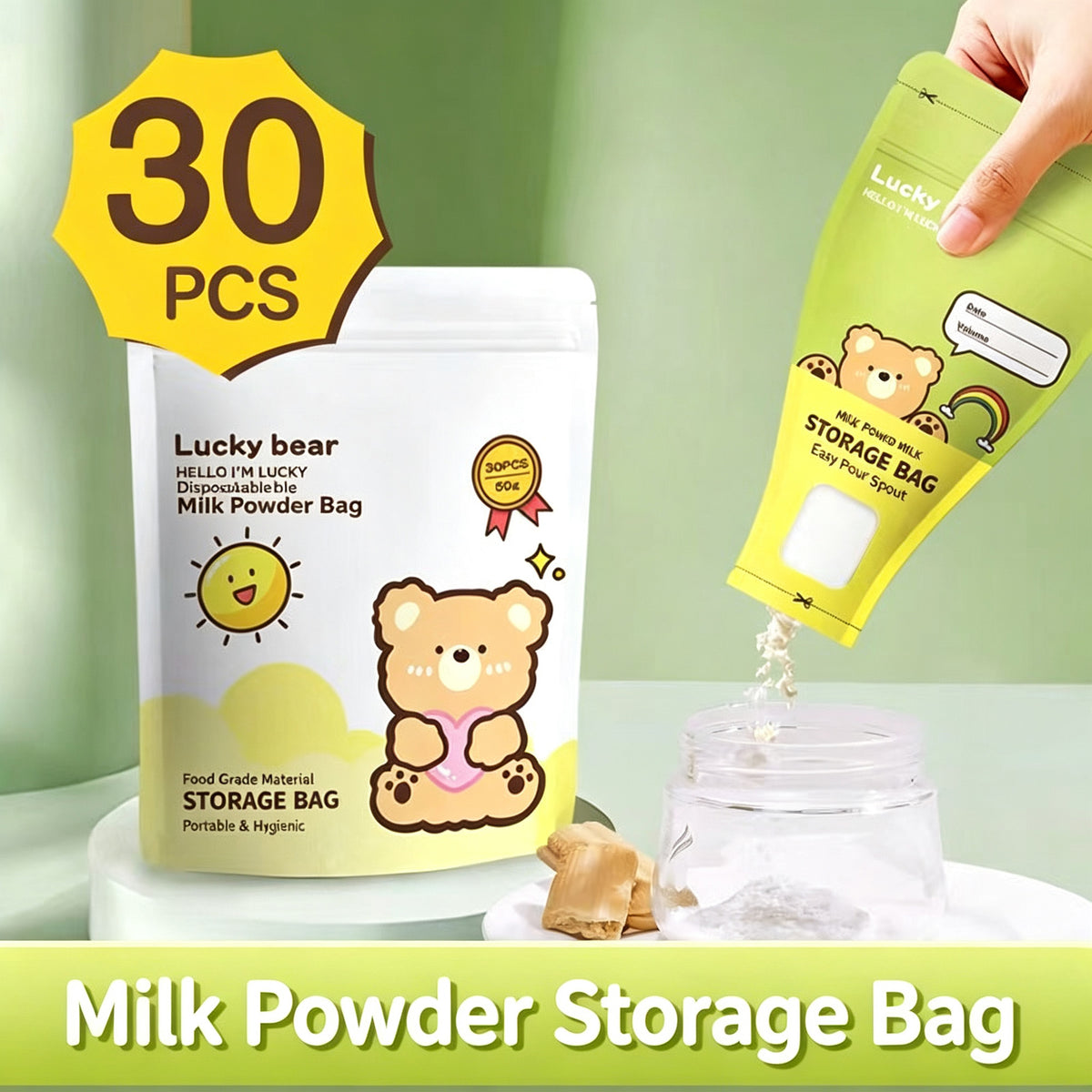 30 Pcs Baby Milk Disposable Storage Container