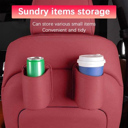 Clip On Leather Cup Holder for Cars