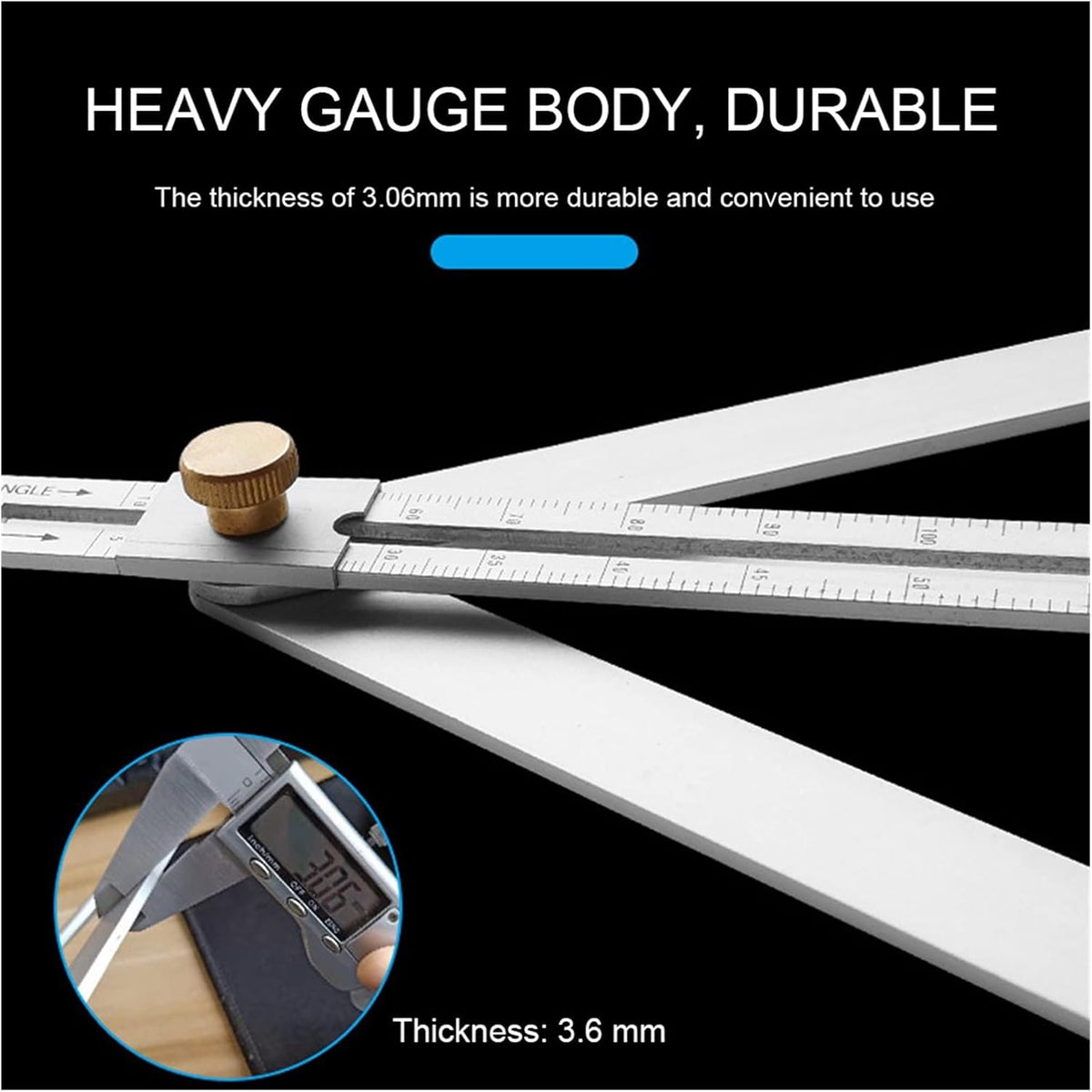 10-170° Fold Multifunctional Angle Measuring Goniometer Ruler