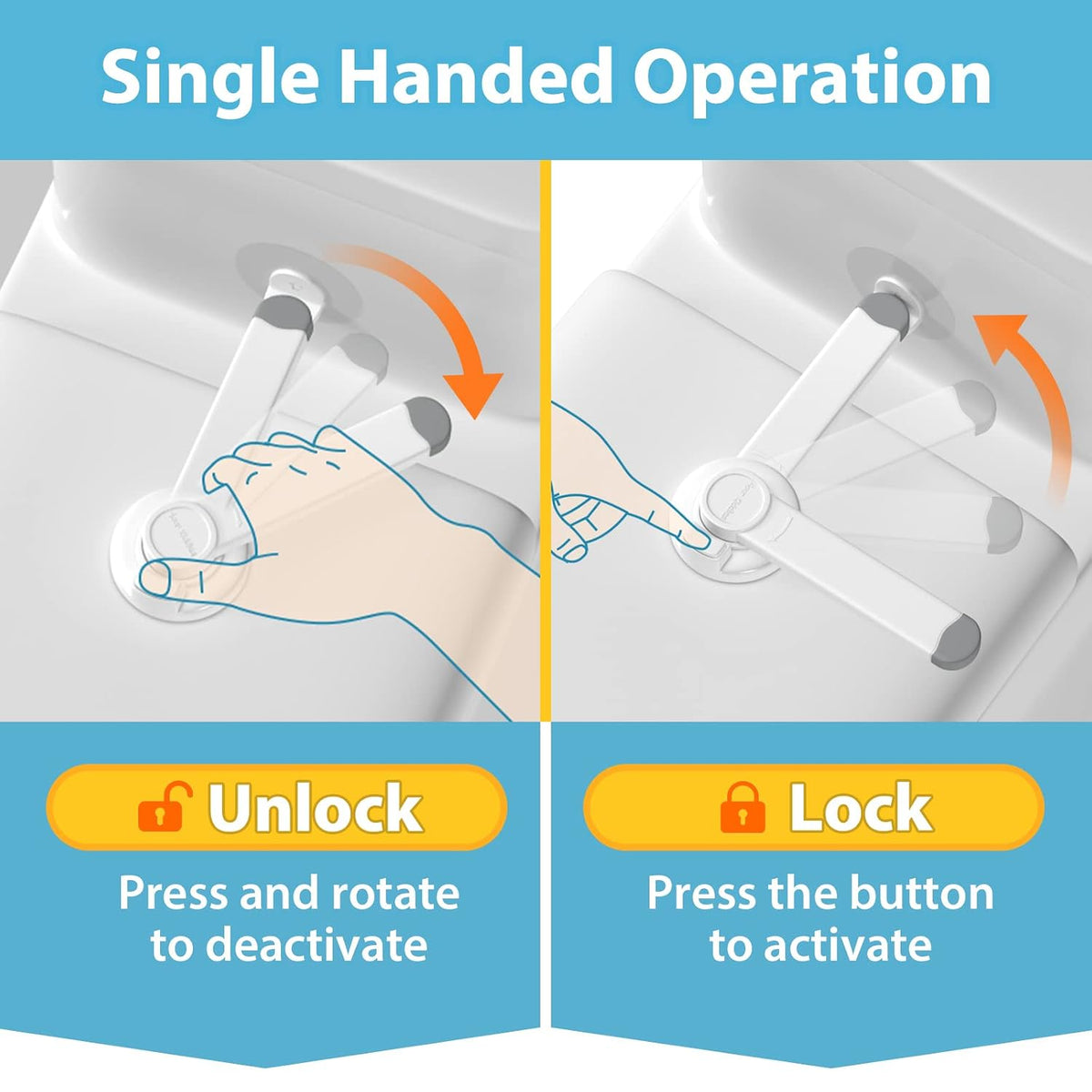 Baby Toilet Lock for Child Safety