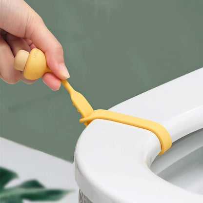 4pcs Avoid Touch Silicone Toilet lid Handle for Bathroom (4 Colors)