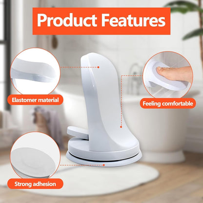 Shower Foot Rest for Shaving Legs, No-Hole Design, Strong Suction Cup