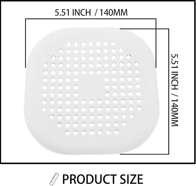Floor Drain Pad With Suction Pad Kitchen Bathroom Anti Clogging Hair