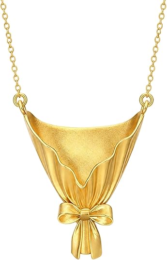 Diy flower bouquet necklace,Wearable flowers necklaces,Vase chain for insert real or dried flowers, Handmade customized gifts