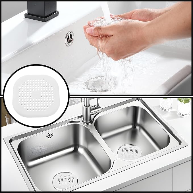 Floor Drain Pad With Suction Pad Kitchen Bathroom Anti Clogging Hair