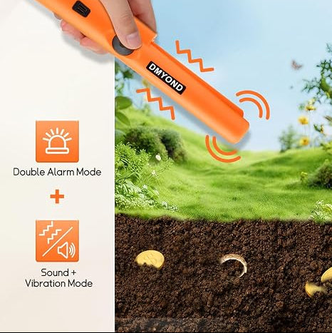 Metal Detector Pinpointer - Waterproof Handheld Pin Pointer Wand - Search Treasure Pinpointing Finder Probe for Kids & Adults