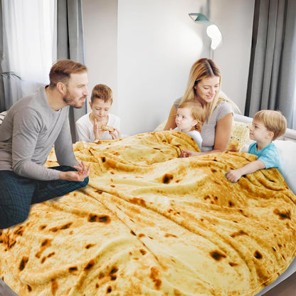 Indian Paratha – Cute Flannel Throw Blanket
