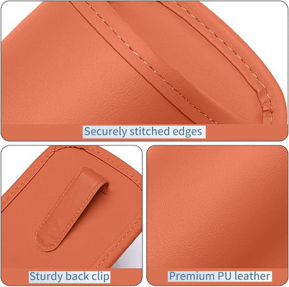 Clip On Leather Cup Holder for Cars