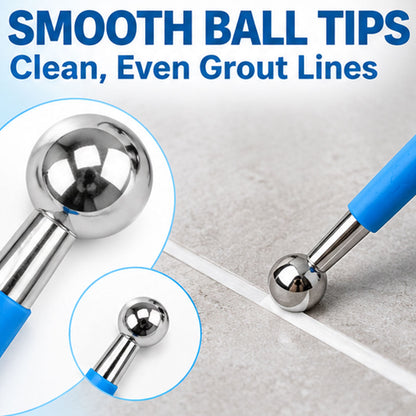 4-Piece Metal Ball-Tip Grouting Tool Set