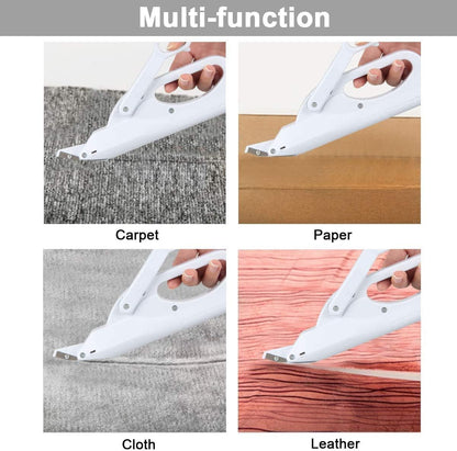 Stainless Steel Blades Electric Fabric Scissors Cordless Multi-Angle Cutting Tool