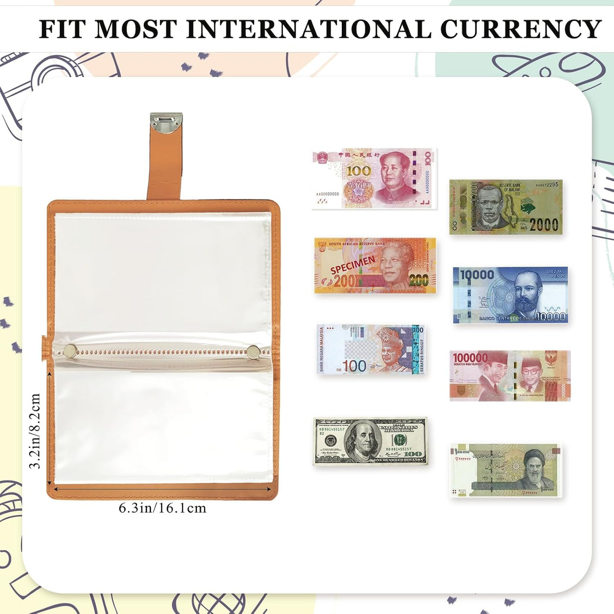 100 Envelope Money Challenge Book with Password Lock