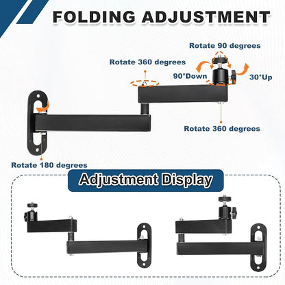 Adjustable Ceiling and Wall Projector Bracket Holder with Integrated Joint for Easy Setting Foldable Projector