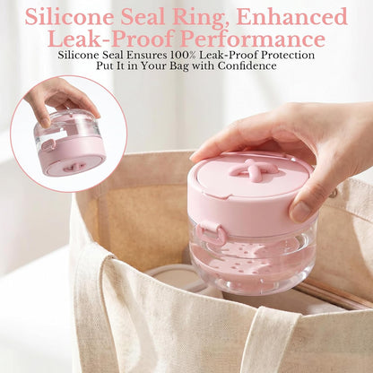3-in-1 Denture Bath Box with Leak Proof