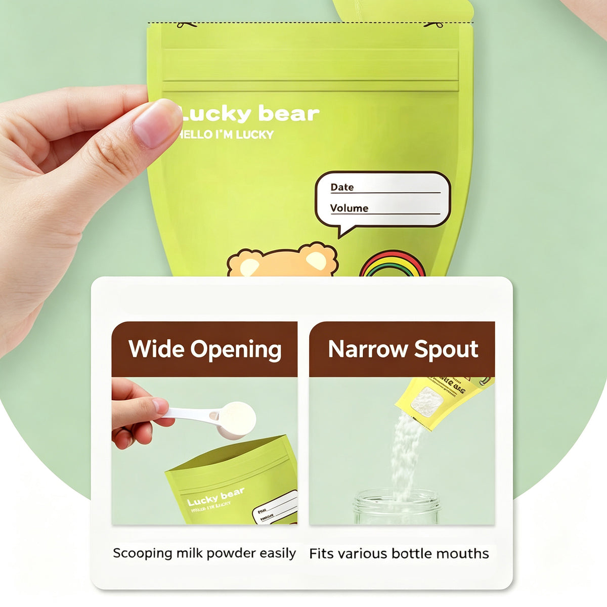 30 Pcs Baby Milk Disposable Storage Container