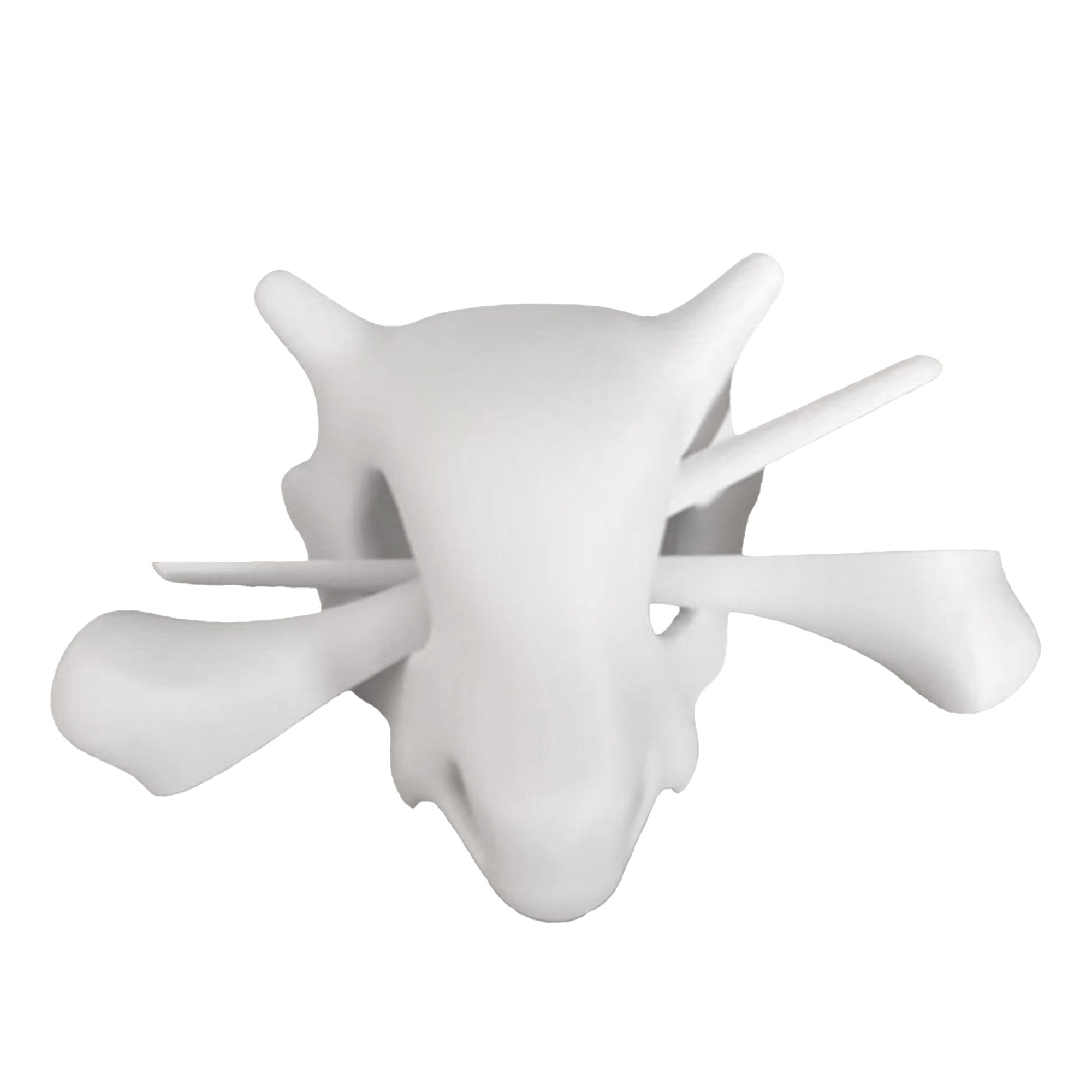 3D-Printed Creative Glow-in-the-Dark Skull Hair Clip