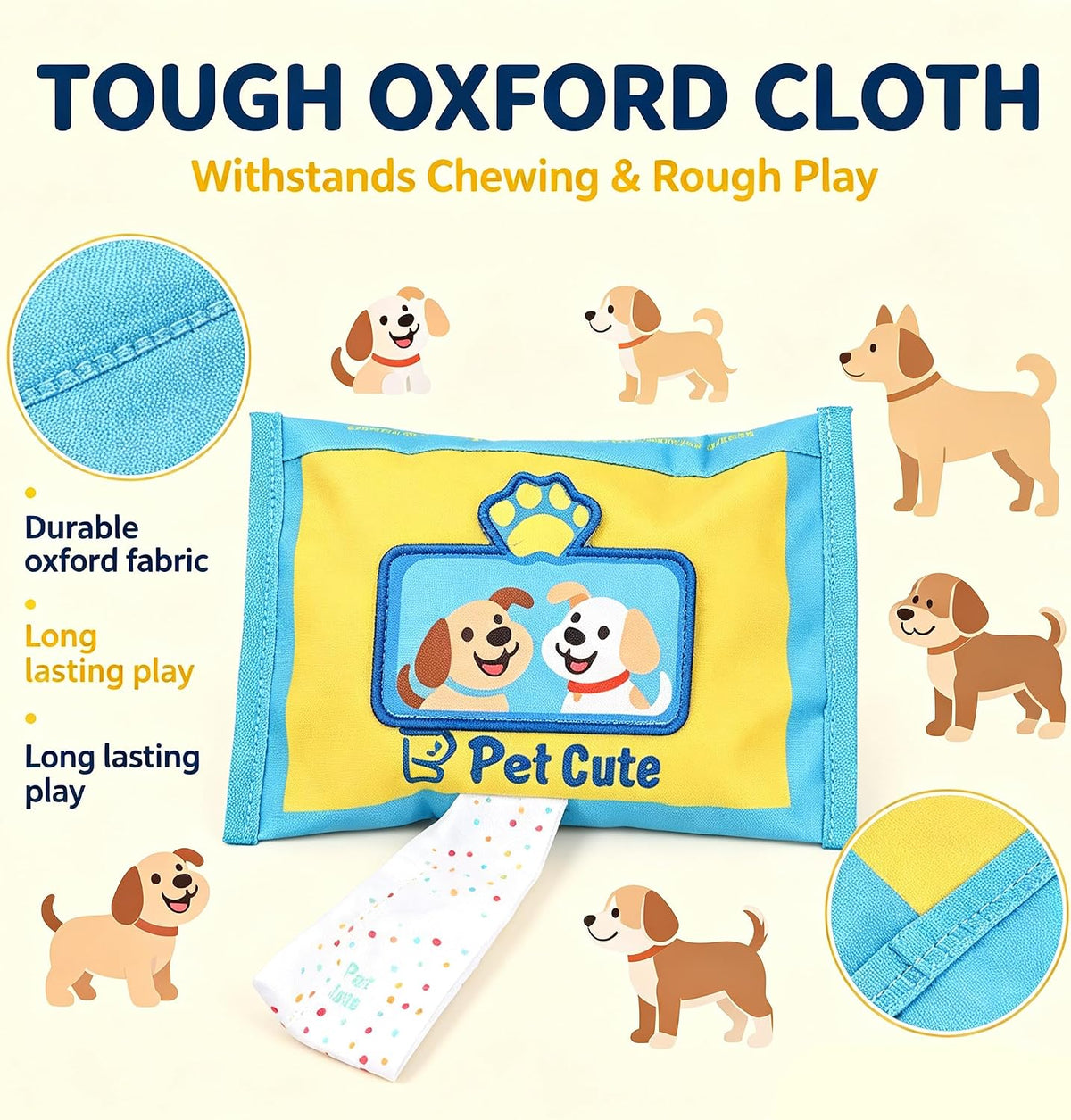 Wet Wipes Sniffing Tissue Toy for Dogs