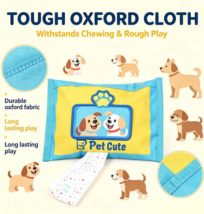Wet Wipes Sniffing Tissue Toy for Dogs