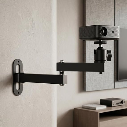 Adjustable Ceiling and Wall Projector Bracket Holder with Integrated Joint for Easy Setting Foldable Projector