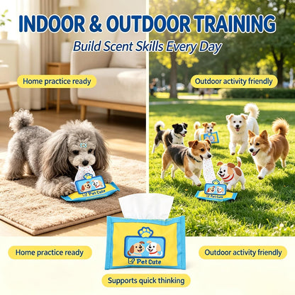 Wet Wipes Sniffing Tissue Toy for Dogs