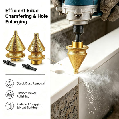 4-in-1 Brazed Diamond Chamfering for Tile Stone Marble