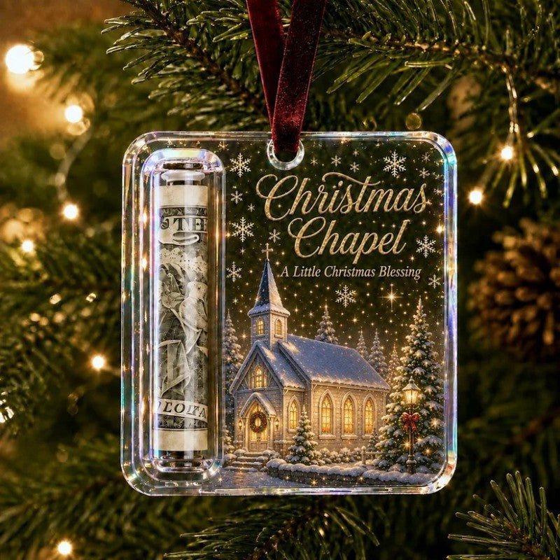 Christmas Cash Gift Ornament Money Holders Hanging Tree Decor