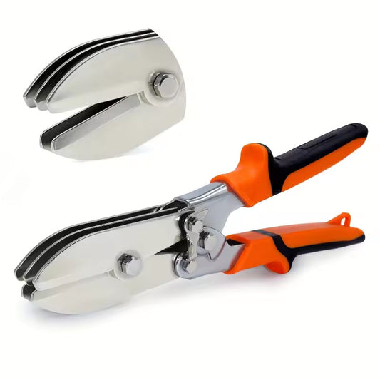 Mutt Tools Pipe Crimper Tool 5 Blade Duct Crimper for HVAC Metal