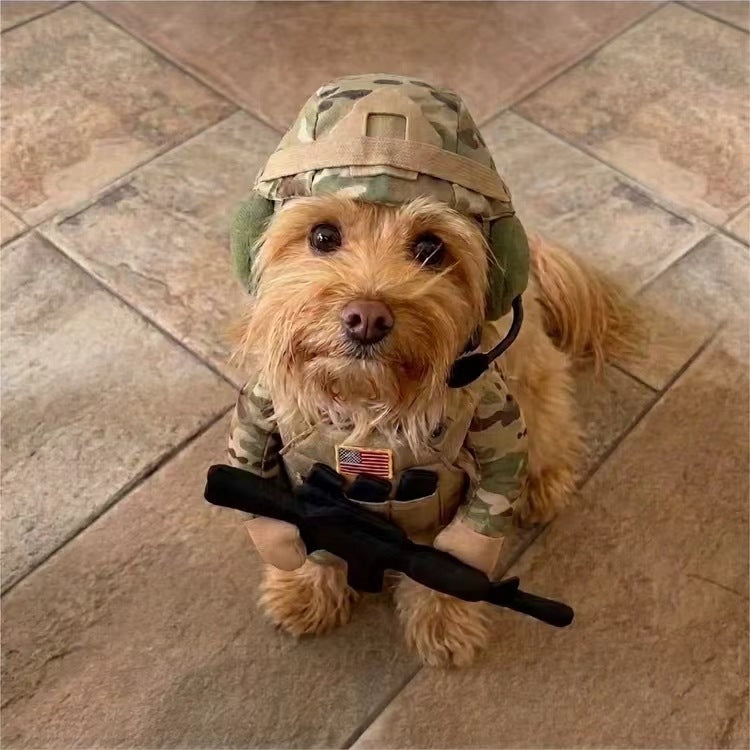 Soldier Costume Set for Cats & Dogs