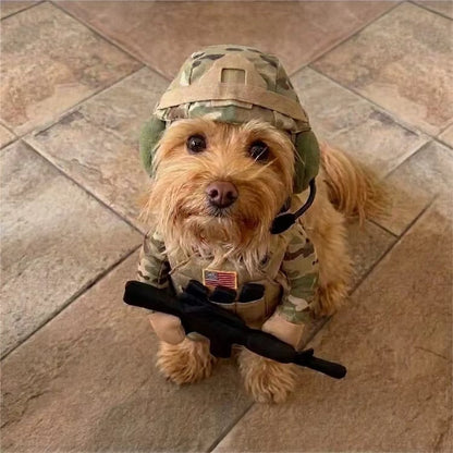 Soldier Costume Set for Cats & Dogs