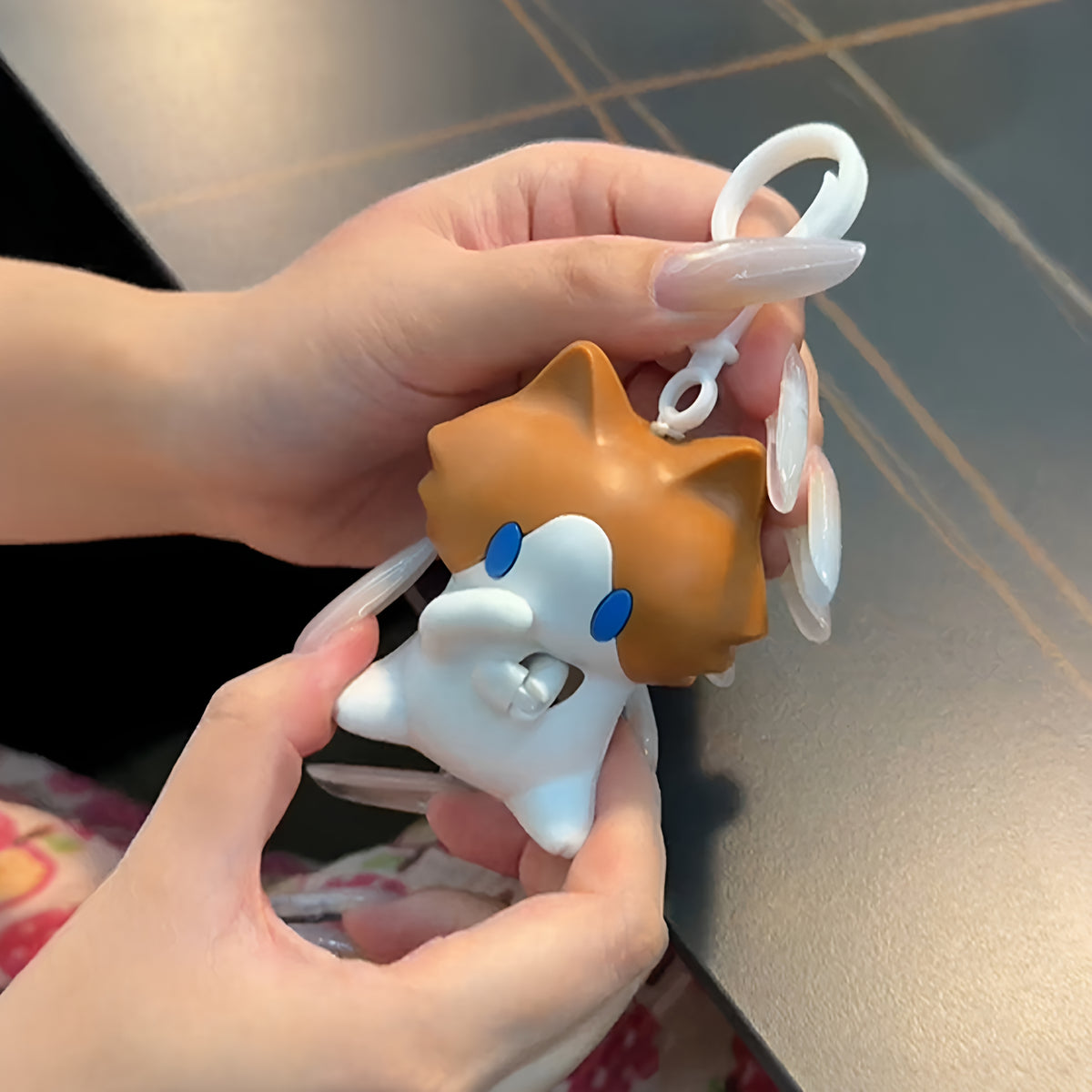 Pull It to Move, Super Cute Monthly Cat Pull-String Keychain Toy