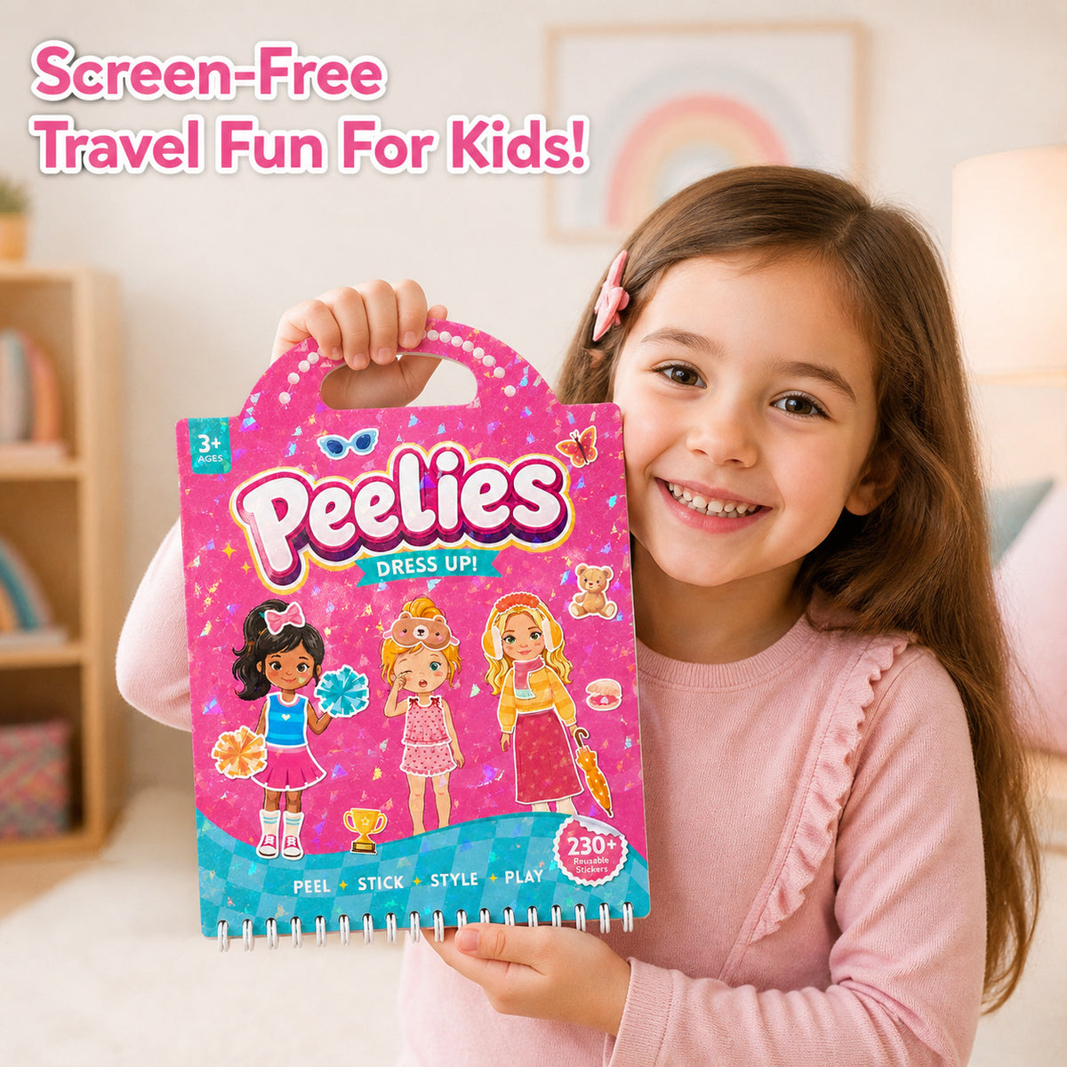 DIY Dessert & Food Sticker Activity Book (Reusable Stickers)