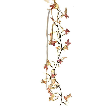 Drawelry LED Willow Vines Light DIY Enchanted Willow Vine Lights with Butterfly Butterfly Lights Indoor Wall (36 Lights (5.3ft))