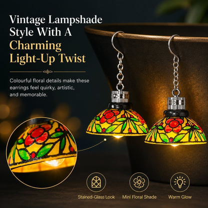 Earring pendant-Mini Chandelier Light Earrings For Costume Party