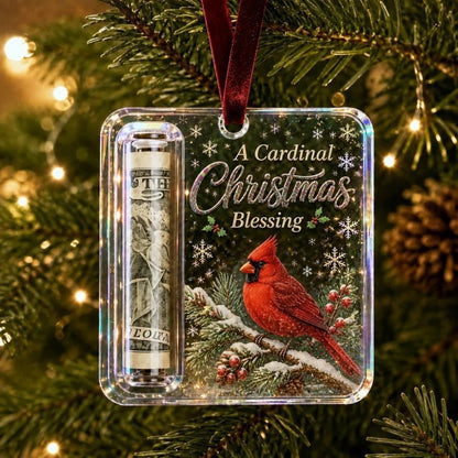 Christmas Cash Gift Ornament Money Holders Hanging Tree Decor